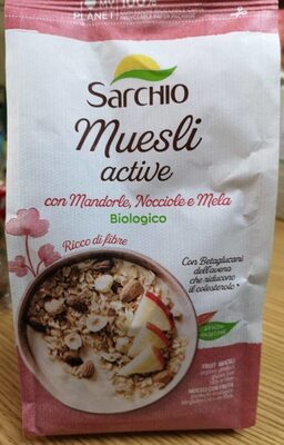 Muesli active front packaging