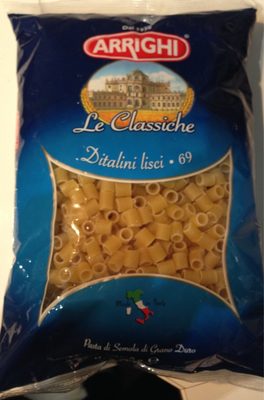 Ditalini lisci 69 front packaging