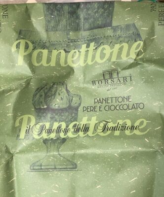 Borsari Panettone Pere Cioccolato Inc.rustico KG 1
