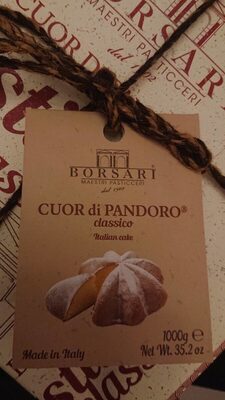 Borsari Pandoro Cuor Classico Incartato KG 1 front packaging