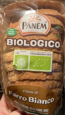 Filone di farro bianco bio front packaging