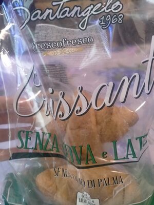 Croissant senza latte e senza uova