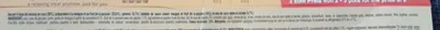 Passionne di frutta ingredients label