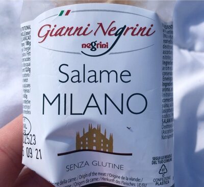Salame Milano front packaging