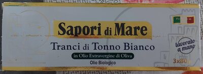 Tranci di tonno bianco front packaging