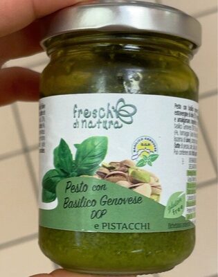 Pesto con Basilico Genovese DOP e pistacchi