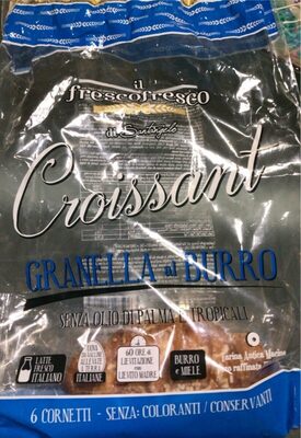 Croissant Granella al Burro front packaging
