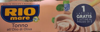 Tonno all'olio di oliva front packaging