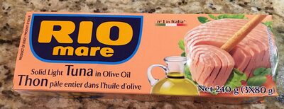 Solid Light Tuna in Olive Oil front packaging