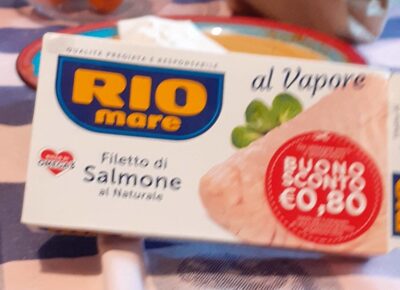 Filetto salmone al vapore front packaging