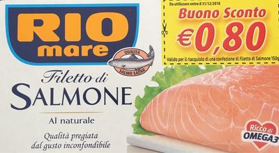 Filetto di salmone al naturale