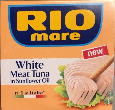 White meat tuna in sunflower oil