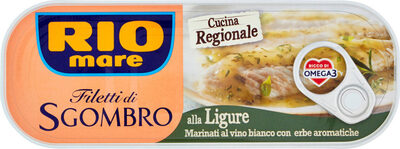 Filetti di sgombro alla ligure marinati al vino