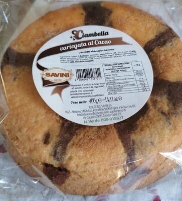 Ciambella variegata al cacao