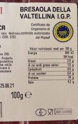 Bresaola punta d’anca