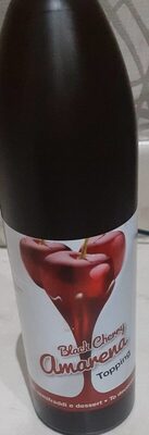 Blak cherry amarena topping front packaging