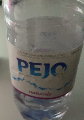 acqua pejo naturale