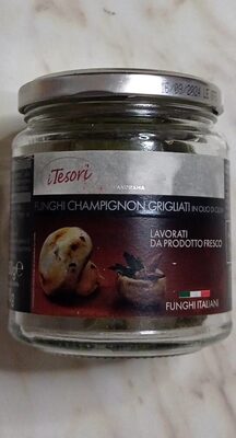 Funghi champignon grigliata front packaging