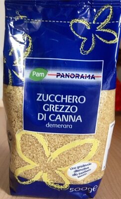 Zucchero grezzo di Canna demerara front packaging