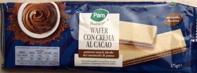 Wafer con crema al cacao
