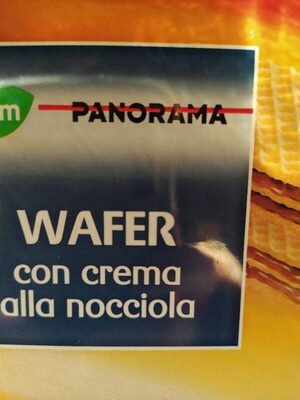 Wafer con crema alla nocciola