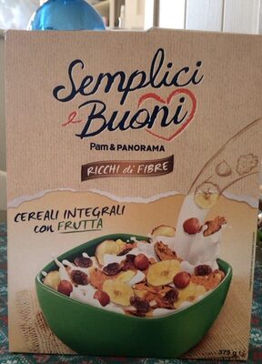 Cereali integrali con frutta
