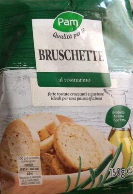 Bruschette al rosmarino front packaging