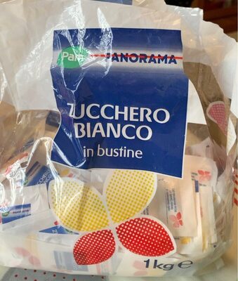 Zucchero bianco in bustine