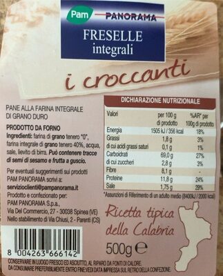 I croccanti freselle integrali