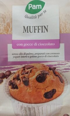 Muffin con gocce di cioccolato