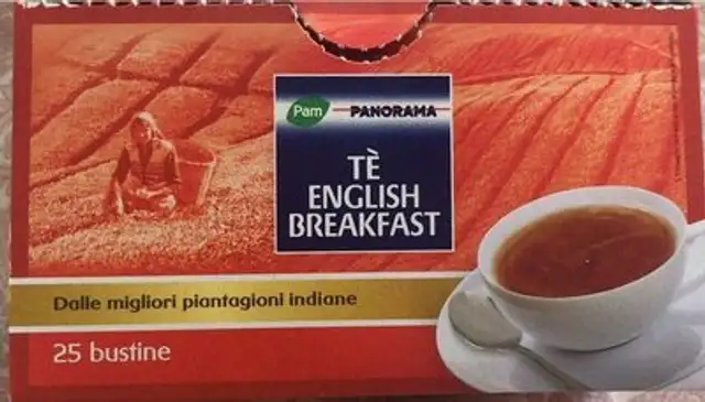 Tè English Breakfast front packaging