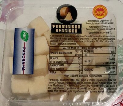 Parmiggiano reggiano front packaging