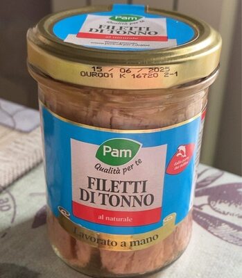 Filetti di tonno al naturale