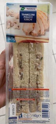 Tramezzini pollo e funghi