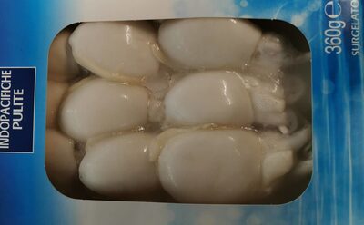 Seppie indopacifiche pulite e surgelate