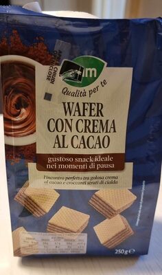 Wafer con cacao