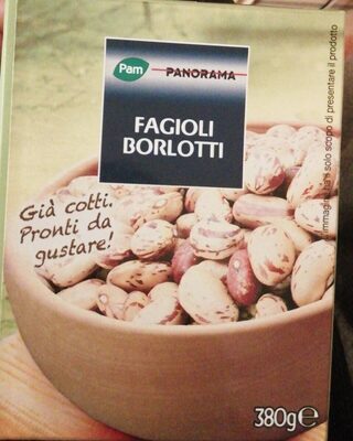 Fagioli borlotti front packaging