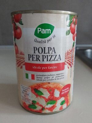 Polpa per pizza front packaging