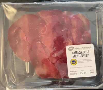 Bresaola della valtellina igp front packaging