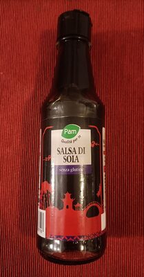 Salsa di soia senza glutine front packaging