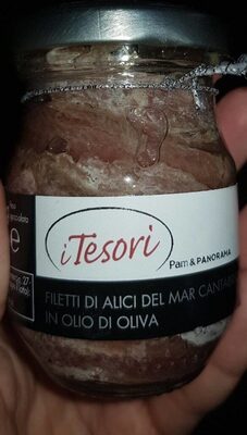 Filetti di alici del mar cantabrico in olio d'oliva