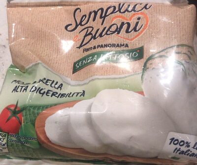 Mozzarella senza lattosio
