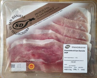 Prosciutto di San Daniele DOP front packaging