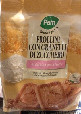 Frollini con granelli di zucchero