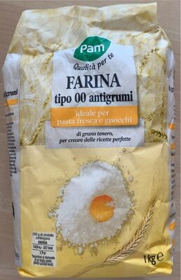 Farina 00 Pasta P&P 1Kg front packaging