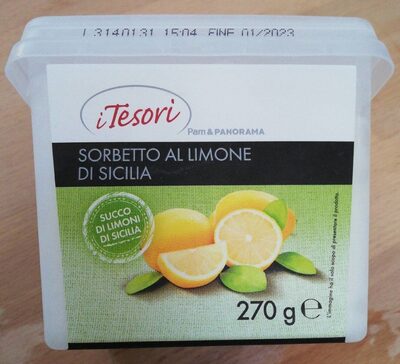 Sorbetto al limone di sicilia