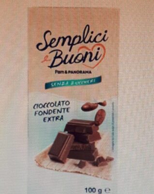 Cioccolata fondente senza zucchero