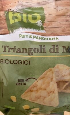 Mini gallette di mais biologiche front packaging