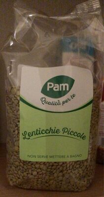 Lenticchie piccole front packaging