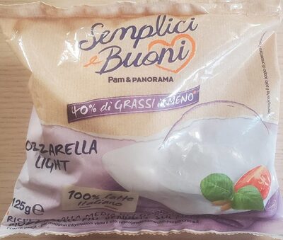 Mozzarella light front packaging